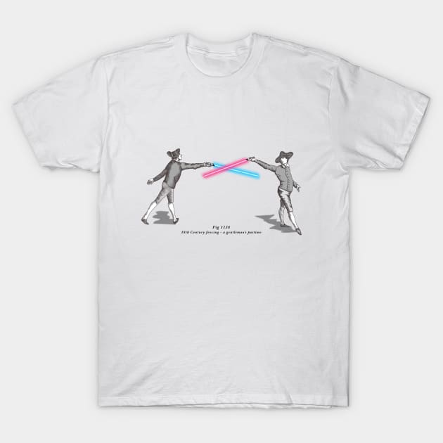 Fig. 1138 - 18th century fencing T-Shirt by venitakidwai1